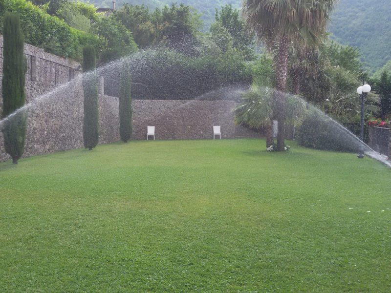 Impianto di irrigazione presso Hotel Villa al Rifugio